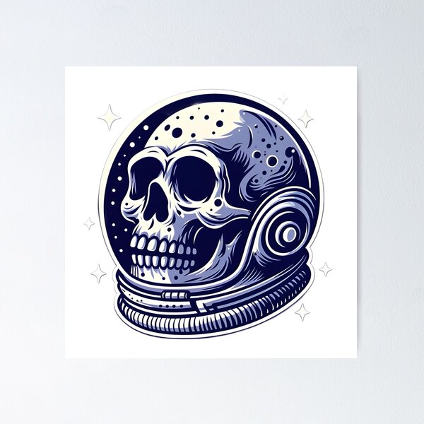 Item preview, Astronaut Galactic Skull Lost In Space  designed and sold by StickyGuys.