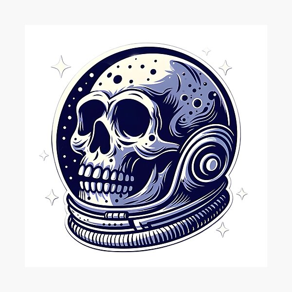 Item preview, Astronaut Galactic Skull Lost In Space  designed and sold by StickyGuys.