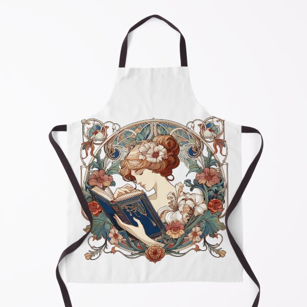 Item preview, woman reading browsing book books gift designed and sold by Pineapple-Tree.