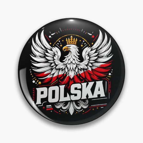 Artikelvorschau, Polen Polska polnisch rot weiß Adler Krone Geschenk entworfen und verkauft von Pineapple-Tree.
