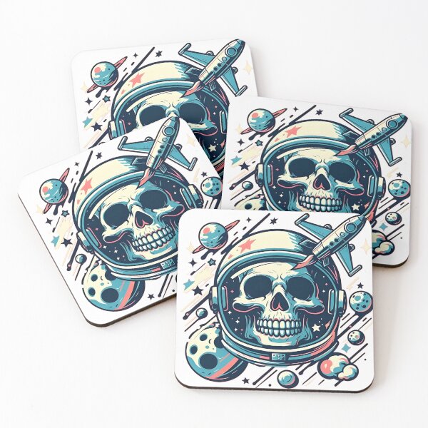 Item preview, SpaceMan Skull designed and sold by StickyGuys.