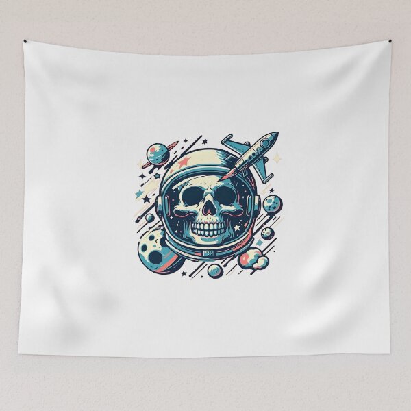 Item preview, SpaceMan Skull designed and sold by StickyGuys.