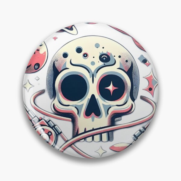 Item preview, Space War Skull designed and sold by StickyGuys.