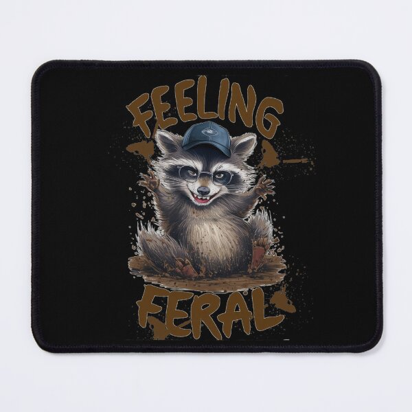 Item preview, feeling feral raccoon designed and sold by By-LuQuiRRis.