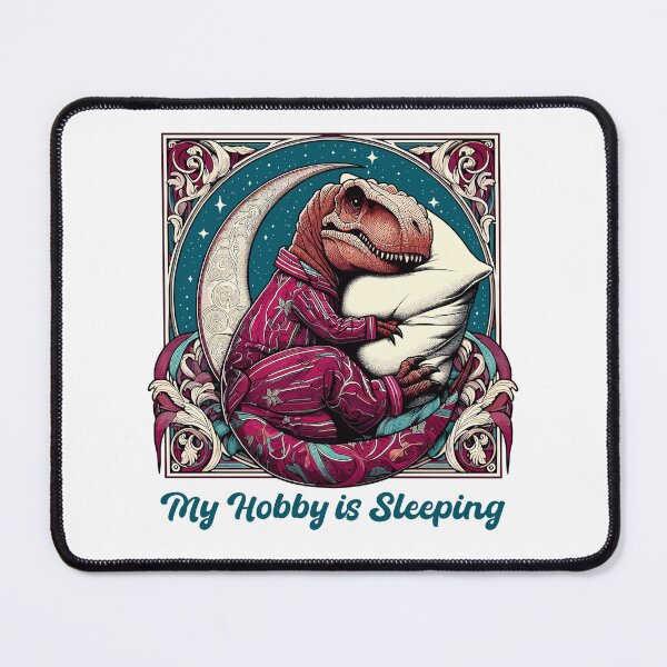 Item preview, T-Rex Sleeping Hobby Gift designed and sold by Pineapple-Tree.