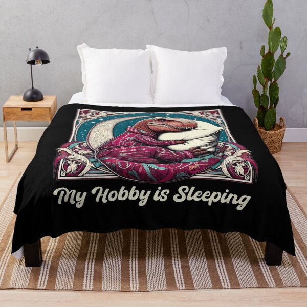 Item preview, T-Rex Sleeping Official Sleep Shirt Gift designed and sold by Pineapple-Tree.