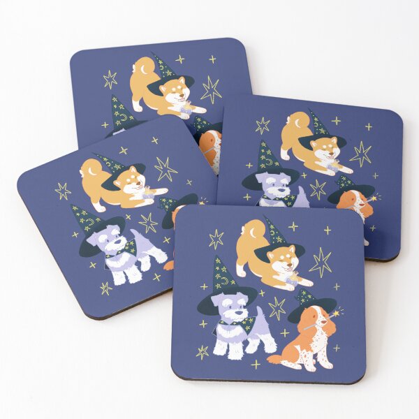Item preview, Magical Trio: Wizard Dogs designed and sold by YaraCuteArt.