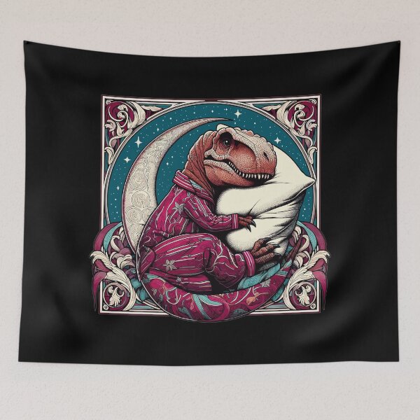 Item preview, T-Rex Sleeping Official Sleep Shirt Gift designed and sold by Pineapple-Tree.