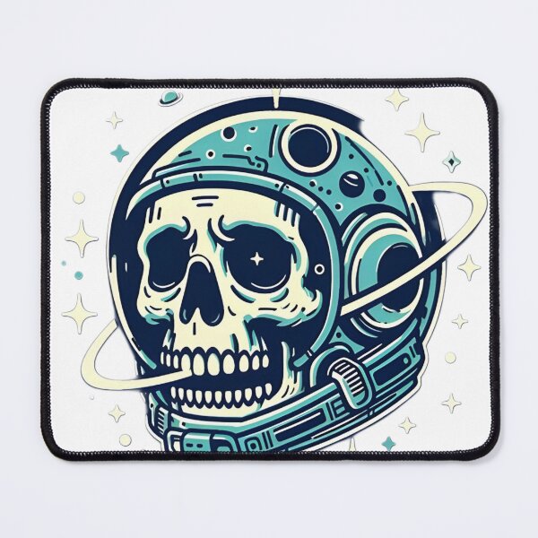 Item preview, Steve Astronaut Skull in the Stars designed and sold by StickyGuys.