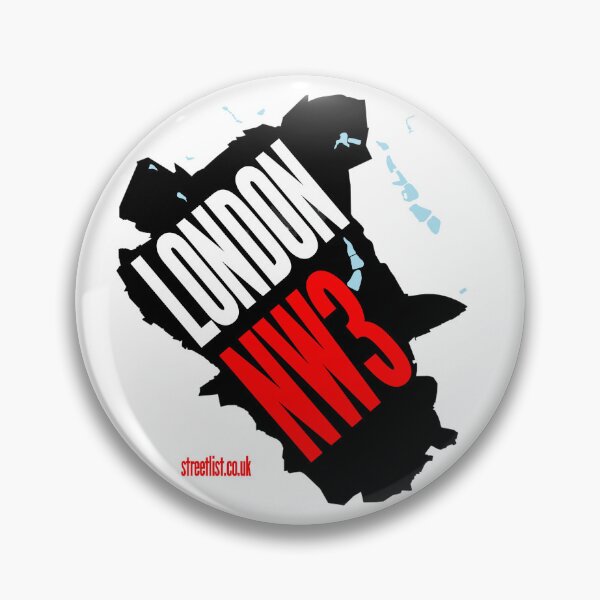 Aperçu de l'œuvre NW3Code postal Londres créée et vendue par streetlist.
