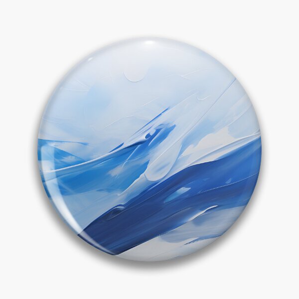 Item preview, Sky Blue and Navy - Abstract Color designed and sold by KootenayDesigns.
