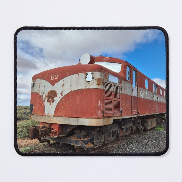 Item preview, Old diesel railway locomotive, Farina, Outback South Australia, Australia designed and sold by FranWest.