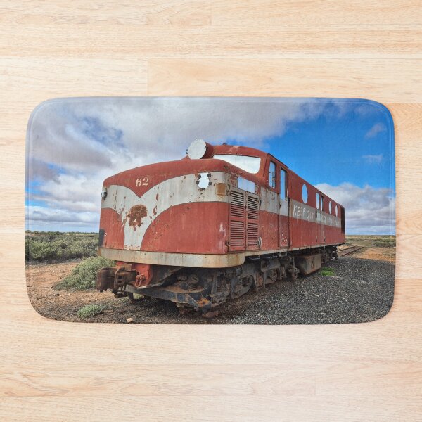 Item preview, Old diesel railway locomotive, Farina, Outback South Australia, Australia designed and sold by FranWest.