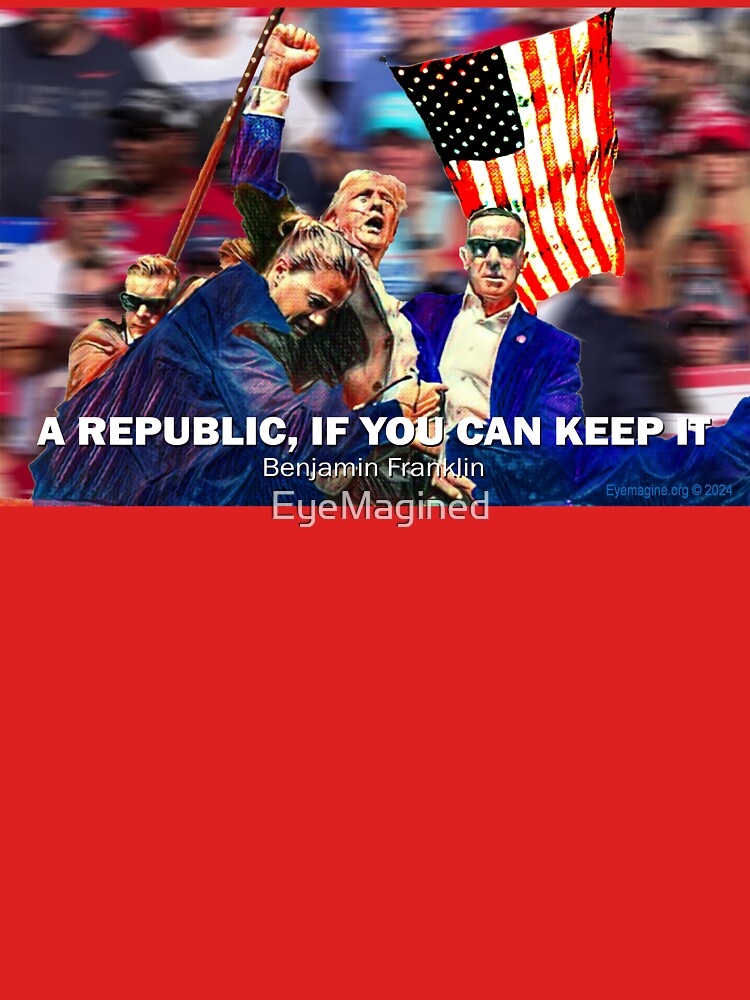 Thumbnail 7 of 7, Essential T-Shirt, A Republic, If You Can Keep It designed and sold by EyeMagined.