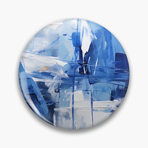 Item preview, White and Blue - Abstract Color designed and sold by KootenayDesigns.