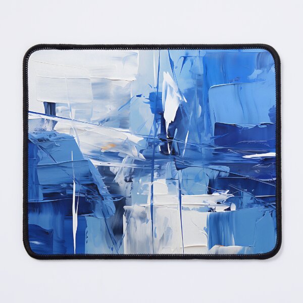 Item preview, White and Blue - Abstract Color designed and sold by KootenayDesigns.