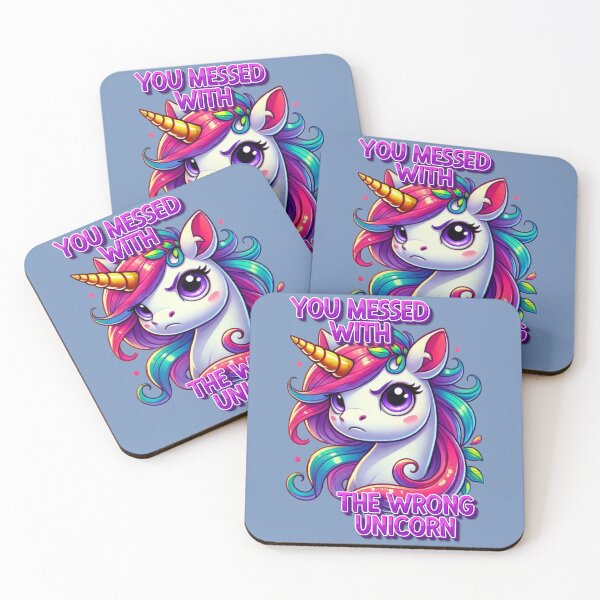 Item preview, You Messed with the Wrong Unicorn - Tara designed and sold by 3DAF.