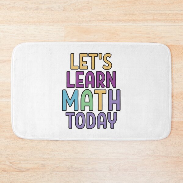 Item preview, Lets learn Math today designed and sold by Think4Prints.