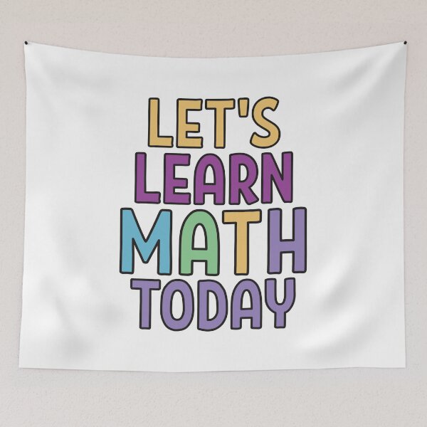 Item preview, Lets learn Math today designed and sold by Think4Prints.