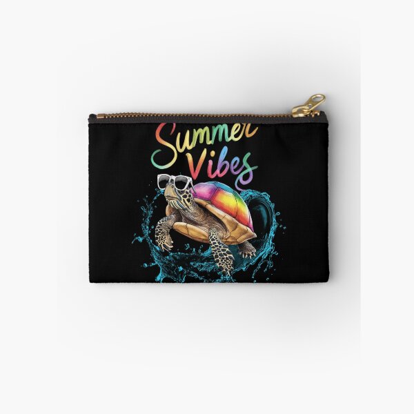 Item preview, Funny summer vibes turtle with glasses and a rainbow shell designed and sold by LeviABI.
