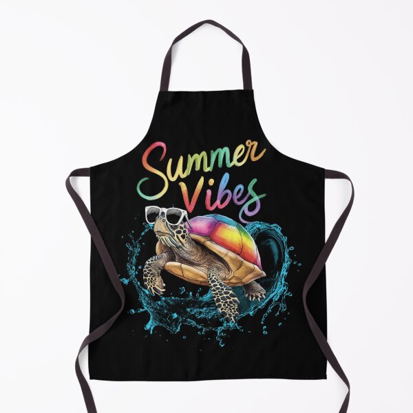 Item preview, Funny summer vibes turtle with glasses and a rainbow shell designed and sold by LeviABI.