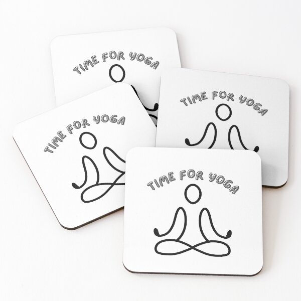 Item preview, Time for Yoga Illustrated Design #5 designed and sold by Artistic Designs ⭐⭐⭐⭐⭐.