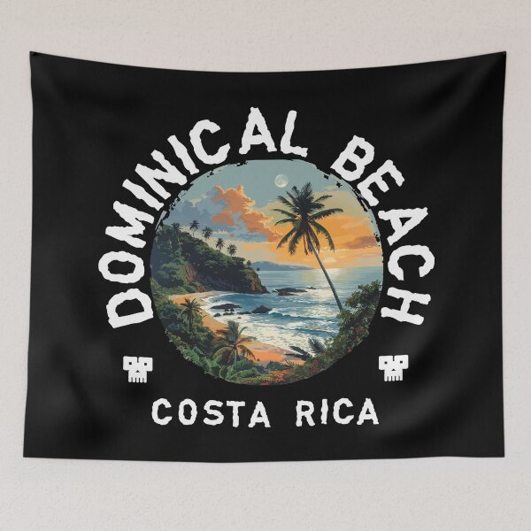 Item preview, Dominical Beach - Costa Rica (with White Lettering) designed and sold by VelvetRoom.