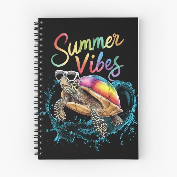 Item preview, Funny summer vibes turtle with glasses and a rainbow shell designed and sold by LeviABI.