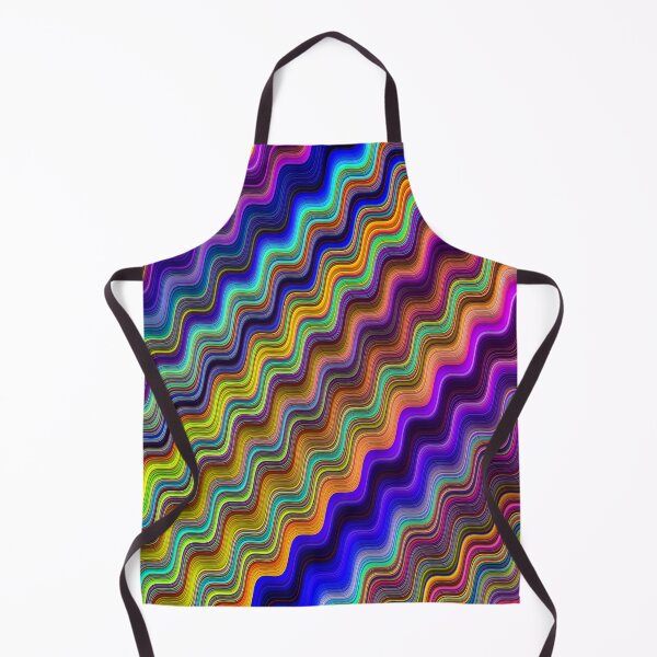 Item preview, 041724 Rainbow Fractal Waves Pattern designed and sold by Warren Paul Harris.