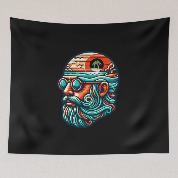 Item preview, heads retro beach  designed and sold by MizoX7.