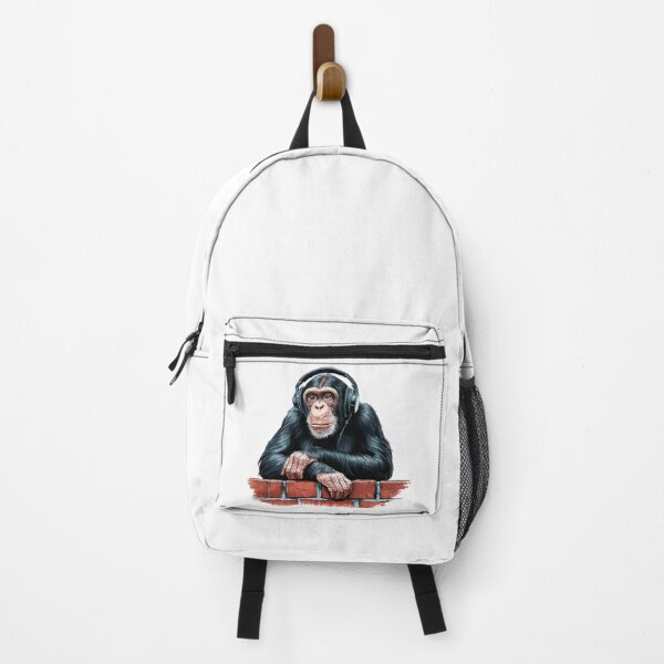 Item preview, Chimpanzee Looking Over A Wall designed and sold by PolygonPinnacle.