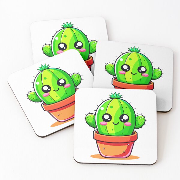 Item preview, Kawaii Cactus cute cartoon style  designed and sold by 1081900shop.
