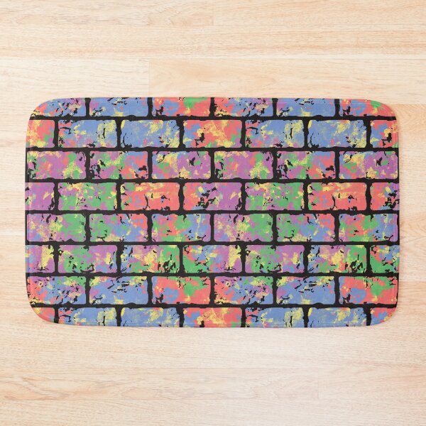 Item preview, Grunge Paint Splatter Brick Wall designed and sold by CreativeDraws42.