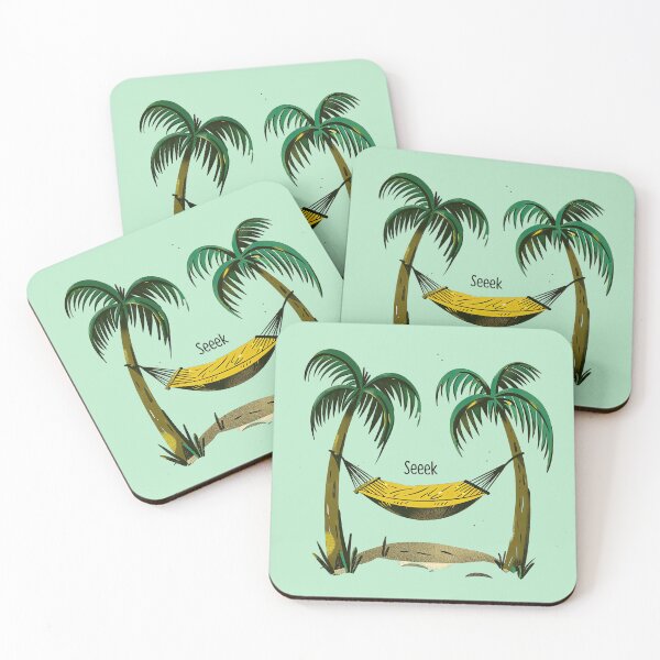 Item preview, Cradle tied to a tree in a tropical landscape. designed and sold by AristVision.