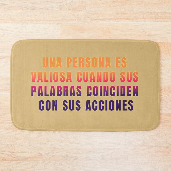 Item preview, A PERSON IS VALUABLE WHEN HIS WORDS MATCH HIS ACTIONS designed and sold by La Loca.