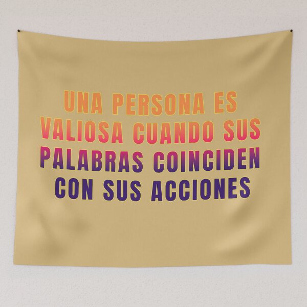 Item preview, A PERSON IS VALUABLE WHEN HIS WORDS MATCH HIS ACTIONS designed and sold by La Loca.