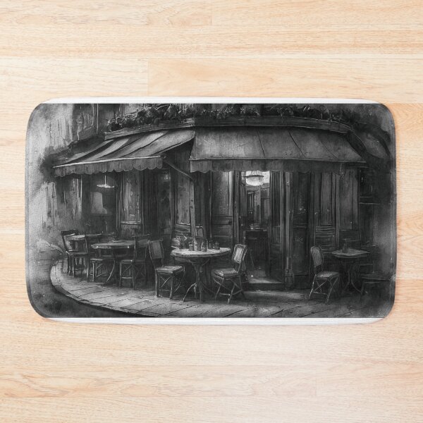 Item preview, Sidewalk Cafe in Black and White designed and sold by James DeFazio.