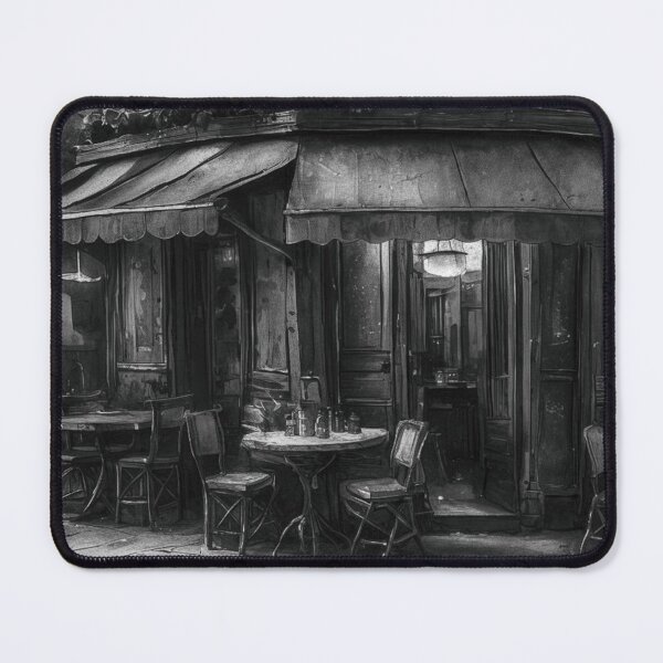 Item preview, Sidewalk Cafe in Black and White designed and sold by James DeFazio.
