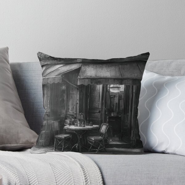 Item preview, Sidewalk Cafe in Black and White designed and sold by James DeFazio.