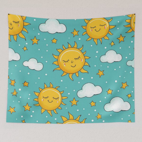 Item preview, Cheerful Cloudy Day designed and sold by mittie101.