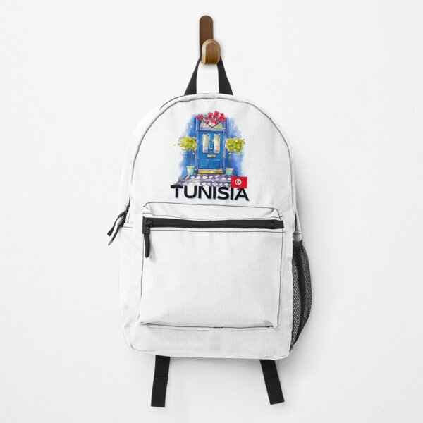 Item preview, Tunisian Blue Door Watercolor Design designed and sold by Dikshant Goyal.