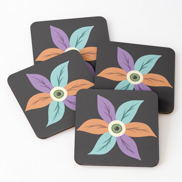 Item preview, Evil Flower Eyes Seamless Pattern designed and sold by CreativeDraws42.