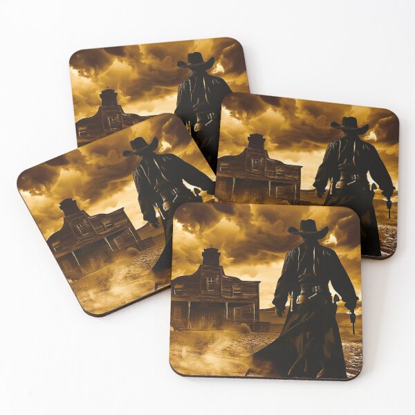 Item preview, cowboy western landscape designed and sold by lylange.