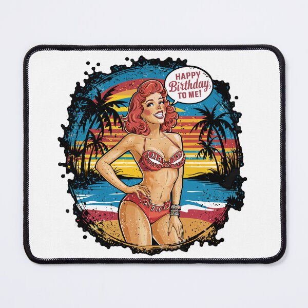 Item preview, Birthday Beach Babe - Celebrate in Style designed and sold by mrGrayMan.