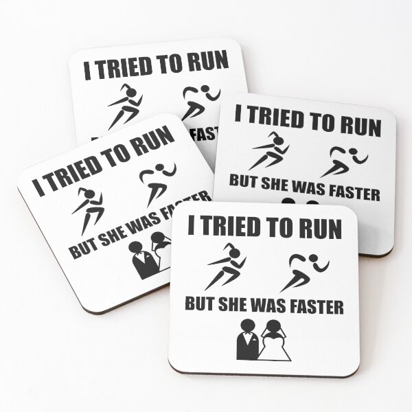 Item preview, Wedding She Was Faster Runner designed and sold by TheBestStore.