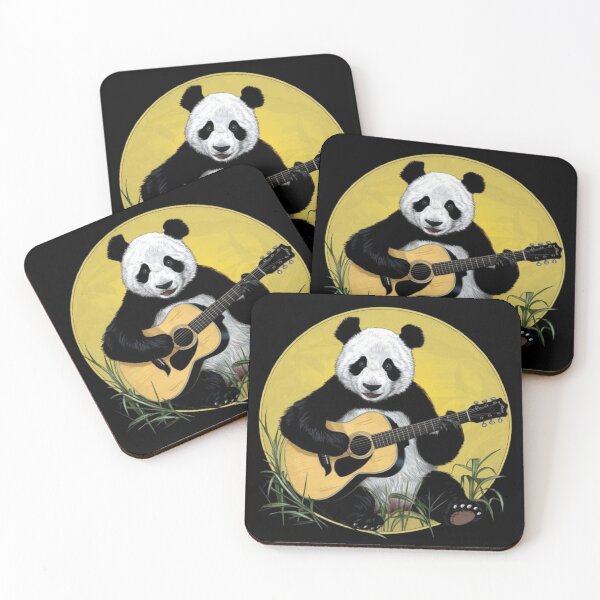 Item preview, Panda playing guitar designed and sold by JMMR.