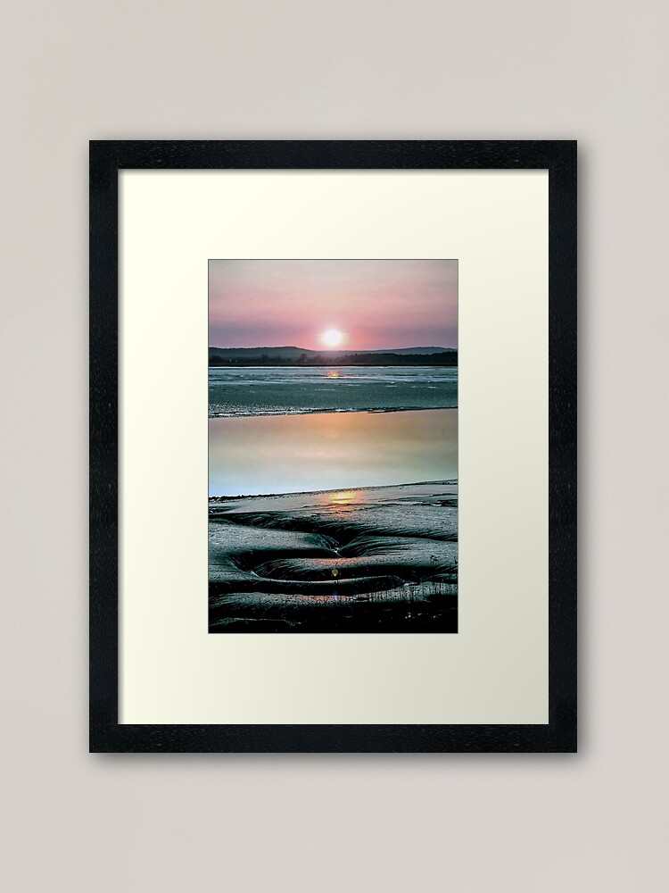 Thumbnail 1 of 7, Framed Art Print, SOLWAY FIRTH - VOLCANIC SUNSET designed and sold by Coigach.