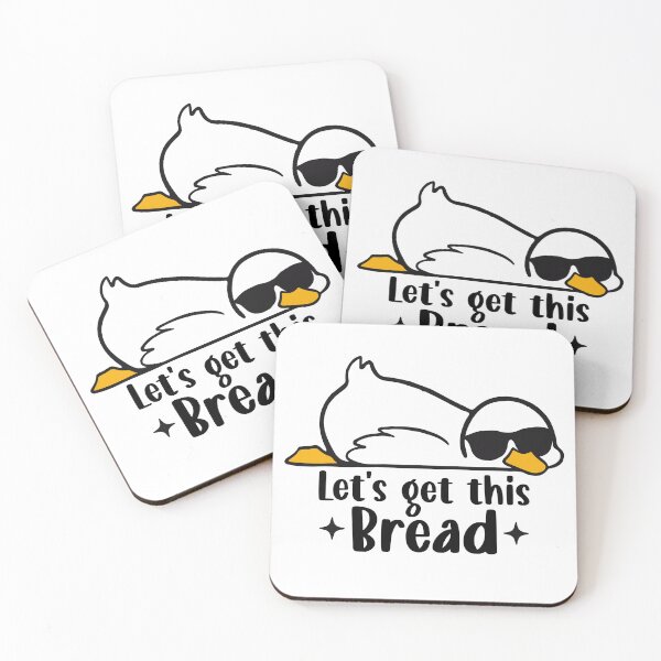 Item preview, Let’s Get This Bread - Cool Duck with Sunglasses designed and sold by Aredbox.