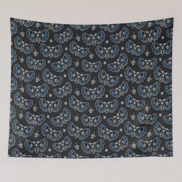 Item preview, Skeleton Dark Moth Design designed and sold by CreativeDraws42.