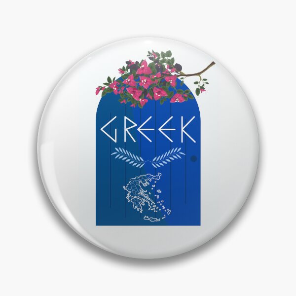 Item preview, Santorini Greece Blue Door with Pink Bougainvillea designed and sold by Dikshant Goyal.